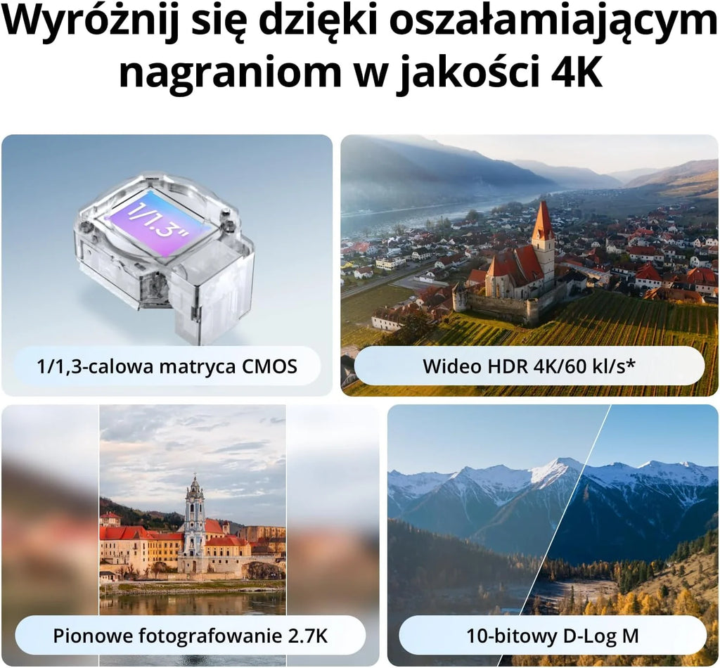 DJI Flip z kontrolerem RC 2 z wyświetlaczem, dron Follow Me z kamerą 4K UHD dla dorosłych, masa poniżej 249 g, 3-osiowy gimbal, transmisja wideo 13 km, start z dłoni i 31 min lotu