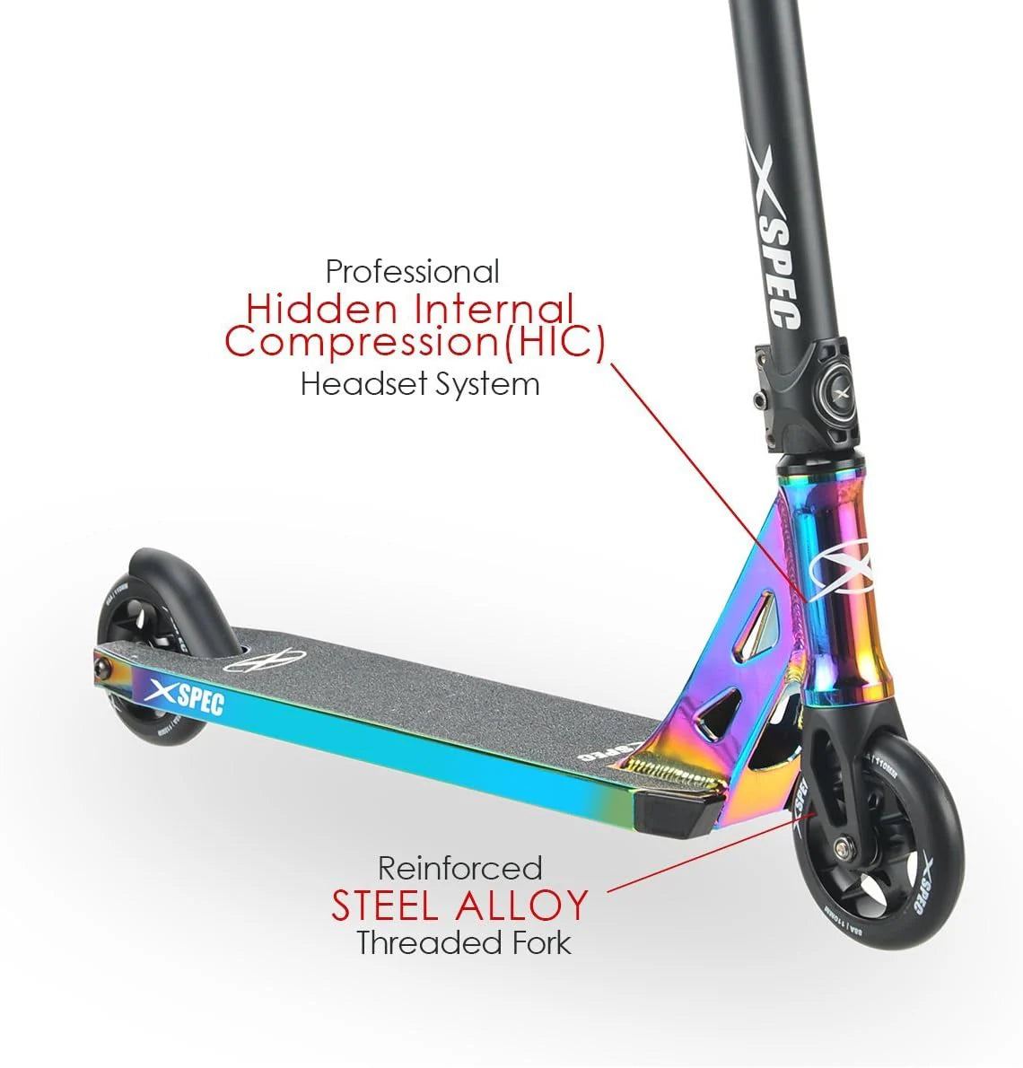 Xspec Aluminium Pro Stunt Kick Scooter