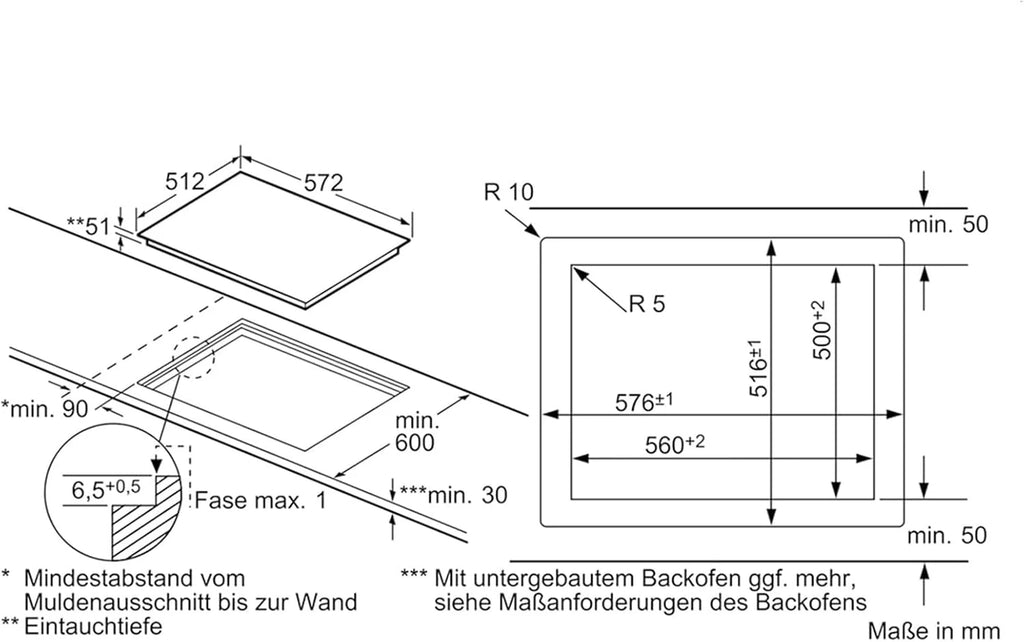 Siemens ET601FNP1E iQ300 płyta kuchenna, 4 elementy grzejne, 57,2 cm, ceramika szklana
