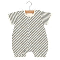 Soft Baby Romper - Natural Bamboo Fabric | Finley Stripe