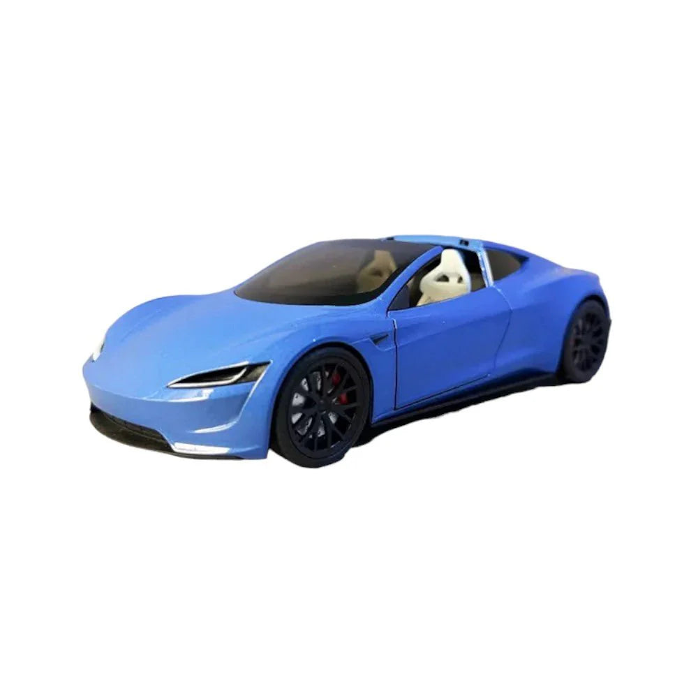 Cast Metal Tesla Car 1:24 Scale – Lights & Sounds, Model Toy