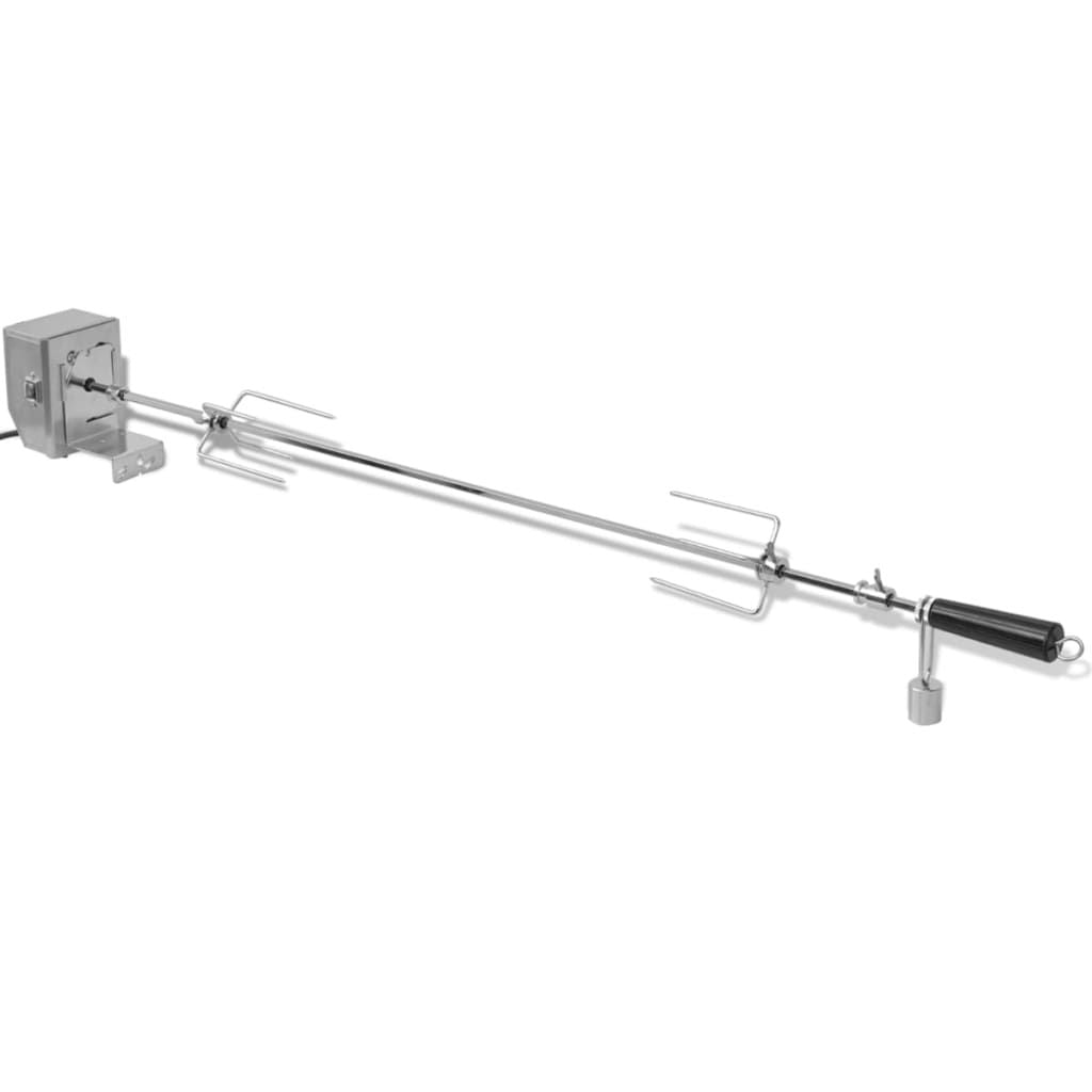 Profesjonalny, stalowy rożen/grill z napędem silnikowym, 1200 mm, Vidaxl