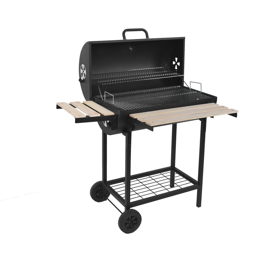 Grill i wędzarnia węglowa Red Deco Outdoor Kentucky, czarna