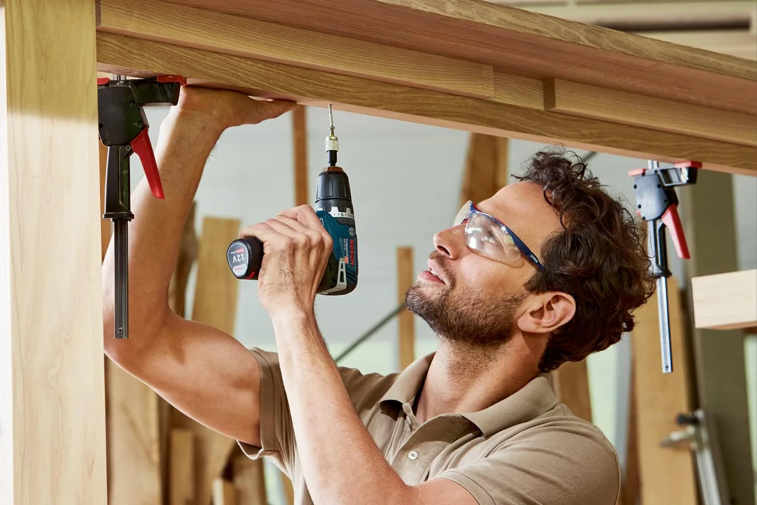 Bosch Professional Gsr 12V-35 Fc Wiertarko-Wkrętarka, Niebieski/Czarny, ‎44,5 x 36 x 12 cm