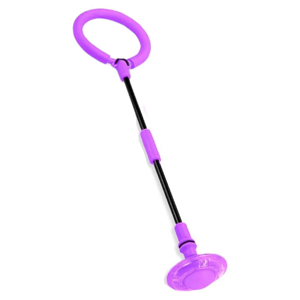 LED Ankle Skip Ball – Foldable Fitness Toy for Kids & Adults