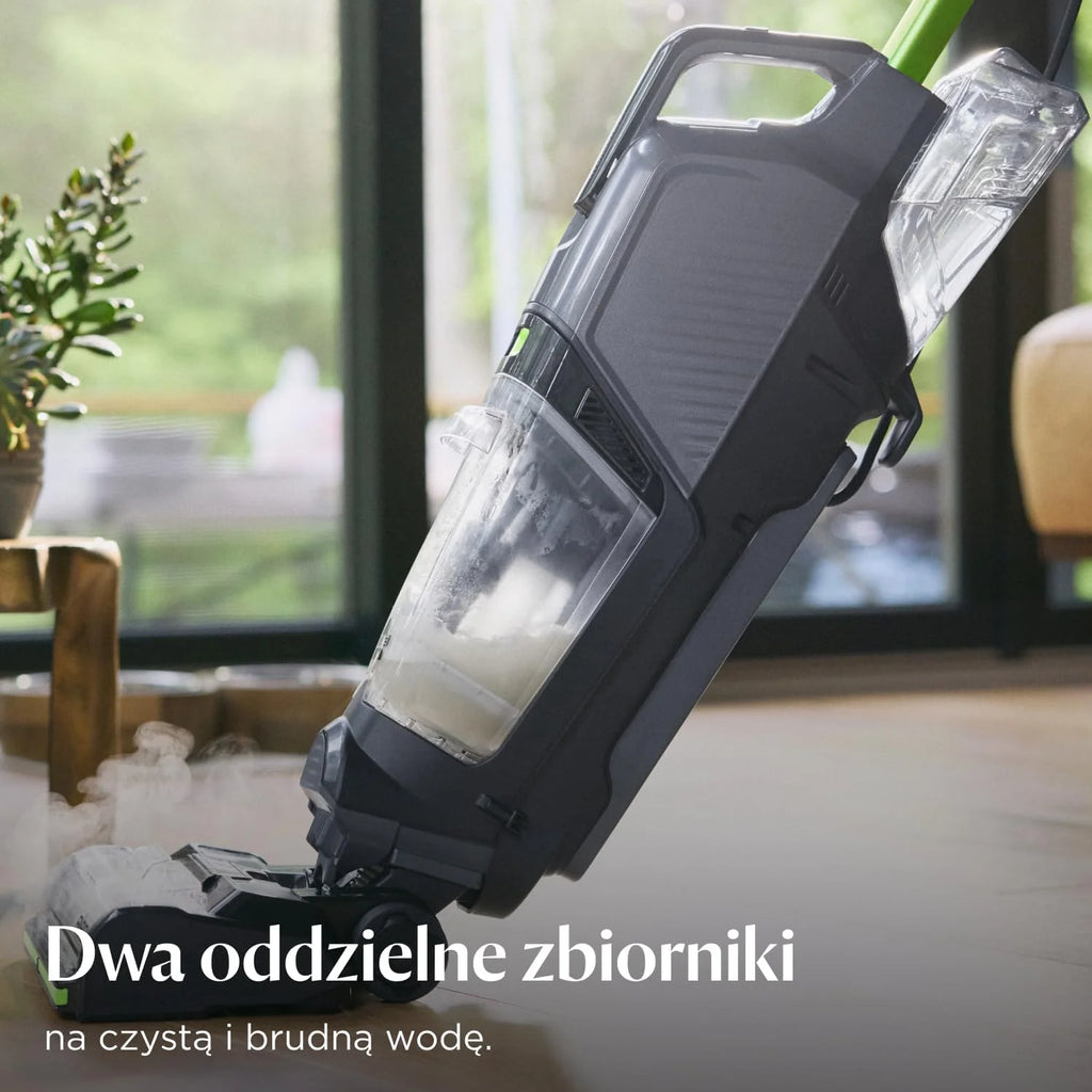 BISSELL CrossWave HydroSteam PET, Odkurzacz Piorący na Mokro Sucho z Kablem, Odkurza, Myje i Suszy, Odkurzacz z Trybem Parowym, Idealny dla Właścicieli Zwierząt, Czyszczenie Wielopowierzchniowe, 3517N