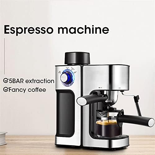 Espresso Maker Machine, 15 bar półautomatyczny Cappuccino Coffee Brewer z mlecznym ksiftem, szybka mocarka do ogrzewania kompaktowego Latte & Macchiato Maker do użytku domowego