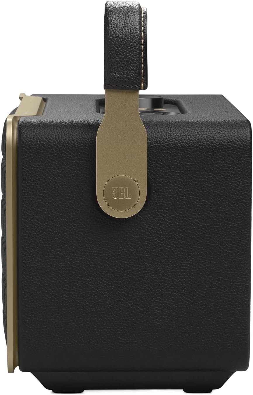 JBL Authentics 300, Głośnik Bezprzewodowy, 8h Odtwarzania, z Wbudowanym Wi-Fi, Bluetooth, Dźwiękiem Stereo i Mocnym Basem, Kompatybilny z Alexa i Google Home, w Stylu Retro