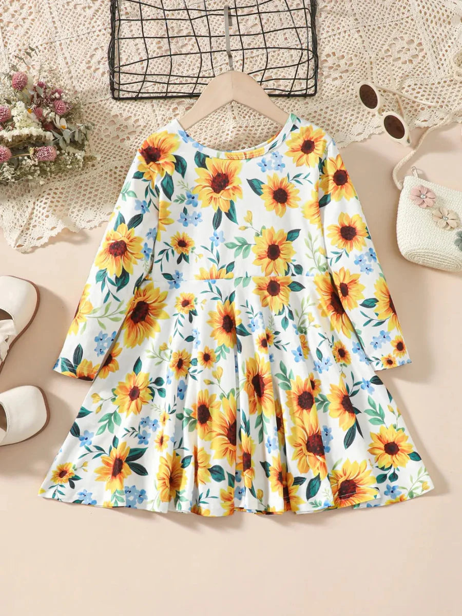 Toddler cotton dress basic fit everyday wear
