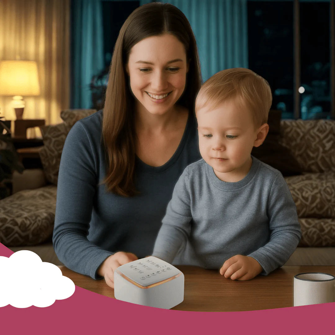 White Noise Machine with 30 Gentle Sounds and 30+ Hour Playback