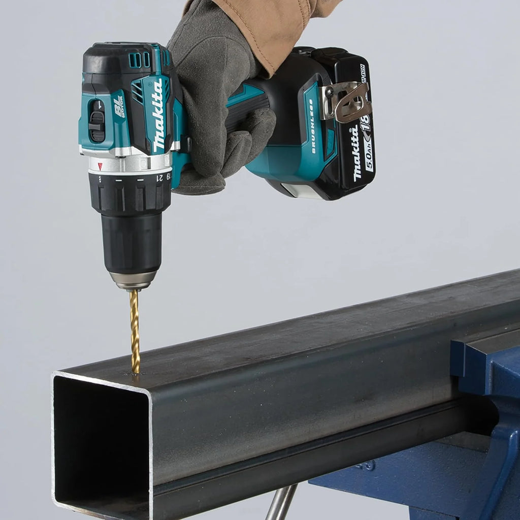 Makita DDF484RTE wiertarko-wkrętarka akumulatorowa 18 V/5,0 Ah, 2 akumulatory + ładowarka w walizce