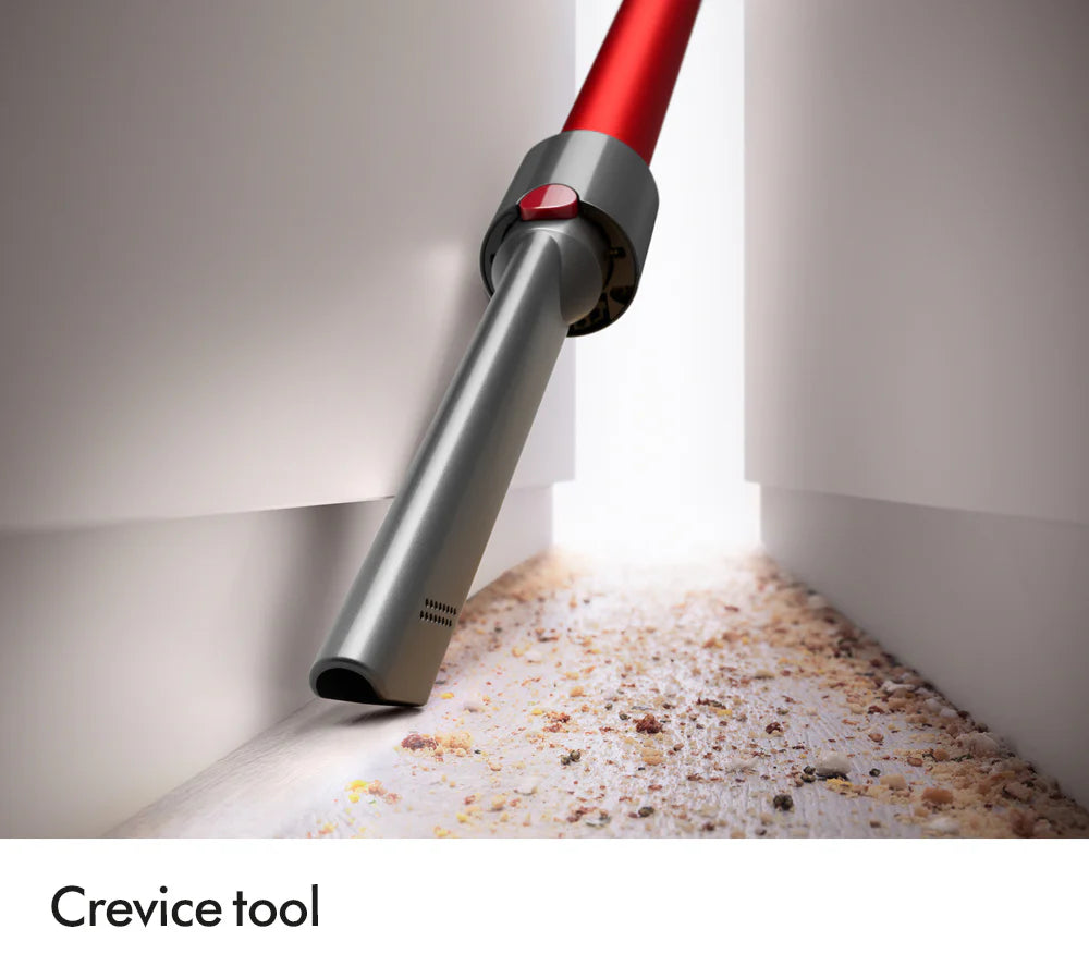 Odkurzacz pionowy bezprzewodowy Dyson V11 Extra z 2026 r. – do 60 minut pracy – wykończenie w kolorze niklu i czerwieni