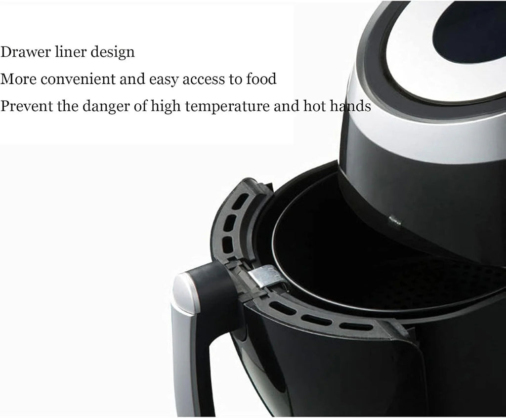 Air Fryer Oven 1500W Family Rotisserie Oven Non-Stick Detachable Basket Easy to Clean Nonstick Basket for Frying Roasting Grilling Baking