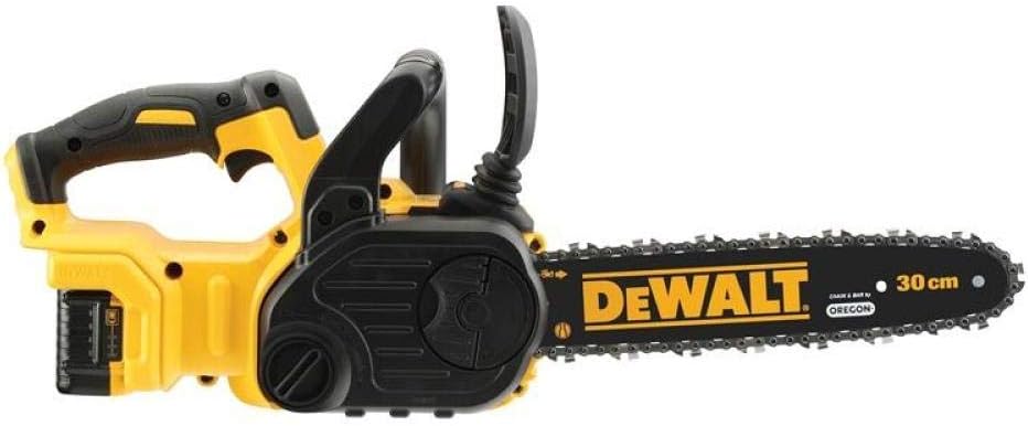 DEWALT DCM565P1 Bezprzewodowa pilarka łańcuchowa XR bezszczotkowa, 18 V, żółty/czarny, 30 cm