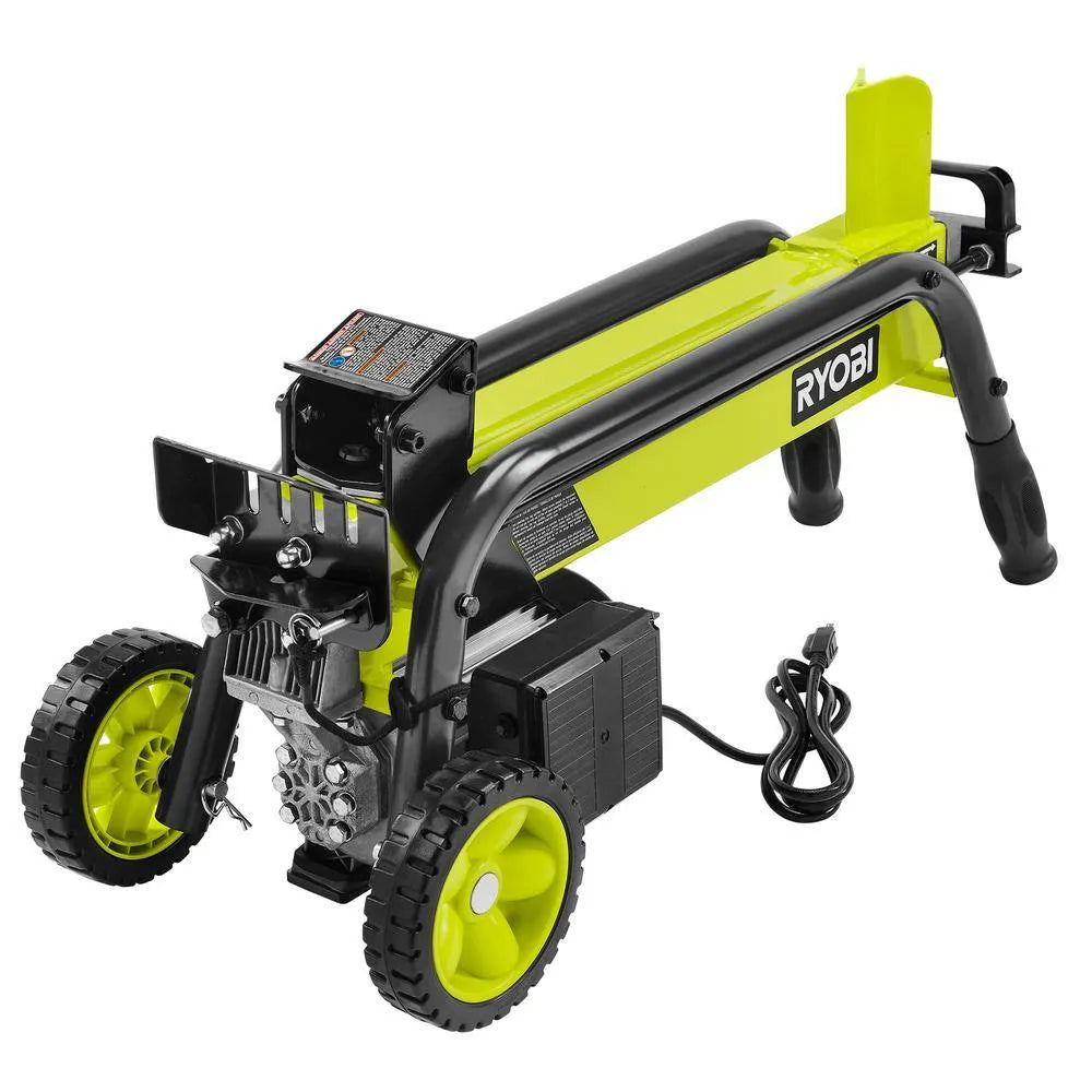 2026 RYOBI RYAC490 5 ton, 15 amperów, elektryczna łuparka do drewna