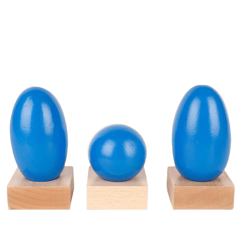 3D Geometric Solids – Durable Wooden Math Learning Set