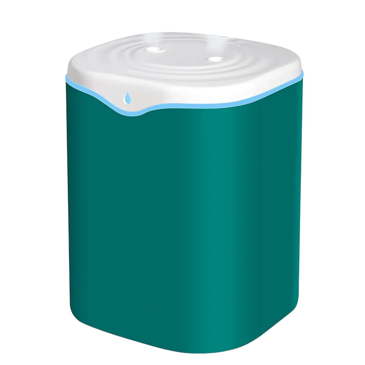 Cold Mist Humidifier 2L, USB Air Purifier for Bedroom, Green & White