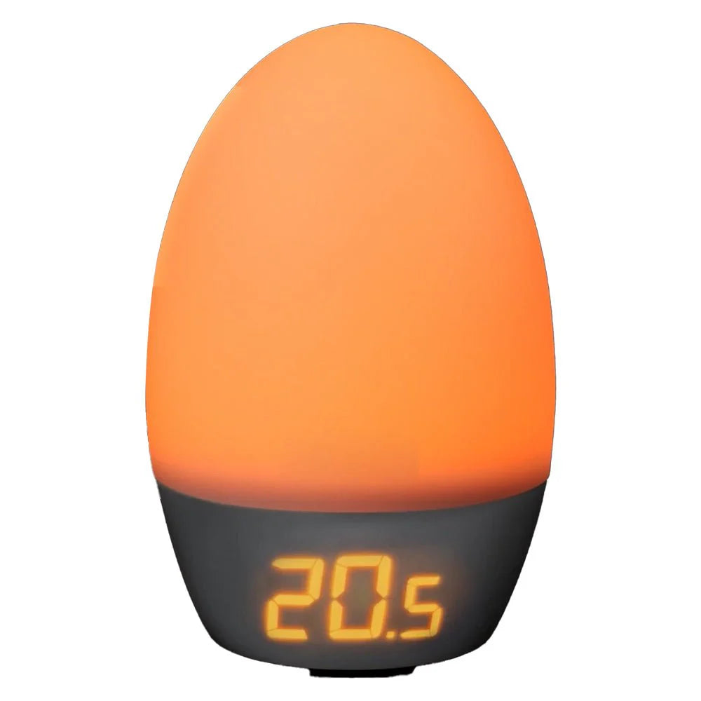 Multifunctional Silicone Night Light with Thermometer & USB Power