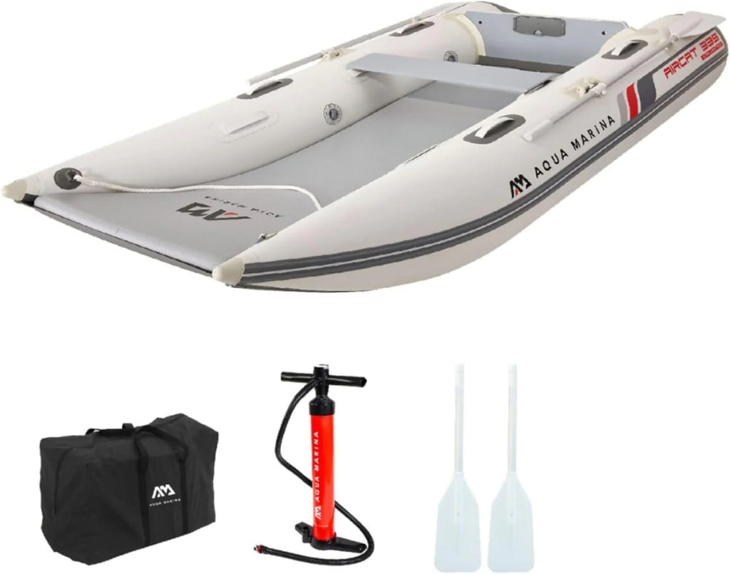 Aqua Marina Aircat nadmuchiwana łódka katamarynowa z DWF Air Deck, długość 3,85 m