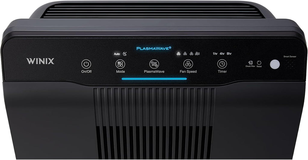 WINIX CADR 5500-2 oczyszczacz powietrza dla alergików, 390 m³/h, 99 ㎡, oczyszczacz powietrza do pomieszczeń dla palących przeciwko alergiom, kurzowi, pyłkom, sierści zwierząt, wskaźnik jakości