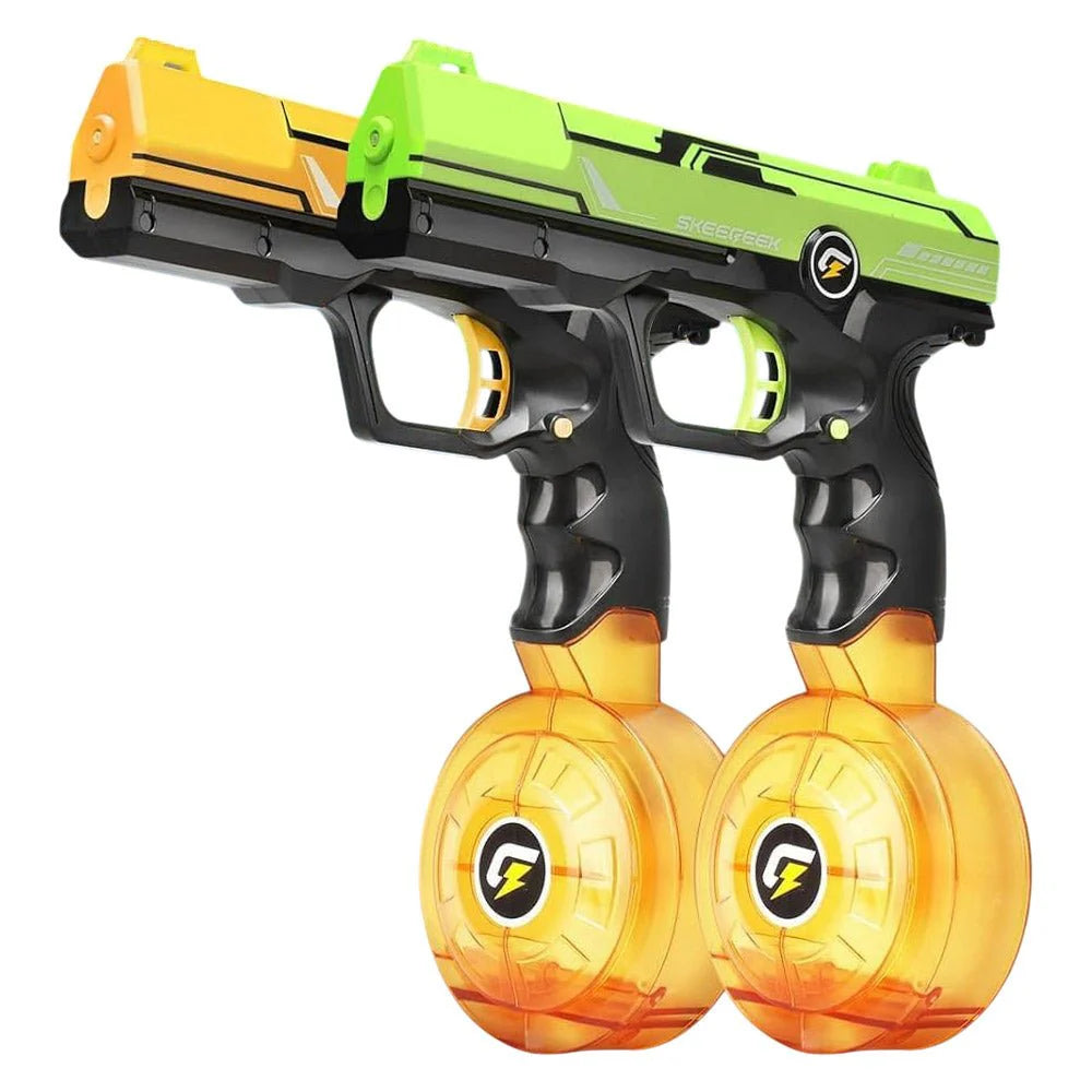 Rechargeable Electric Water Guns, 2-Pack with 500cc Magazines