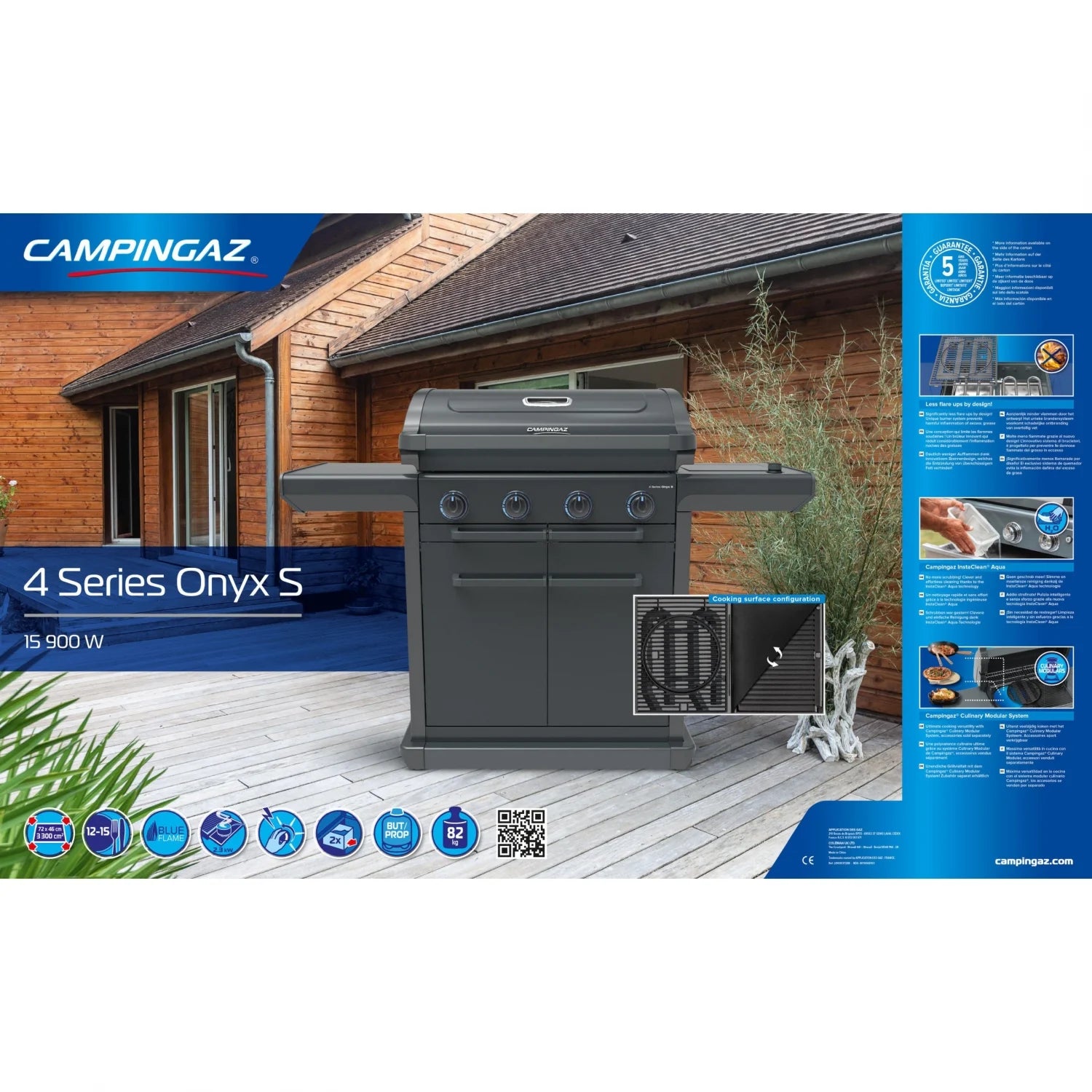 Grill Campingaz 4 Serie Onyx S