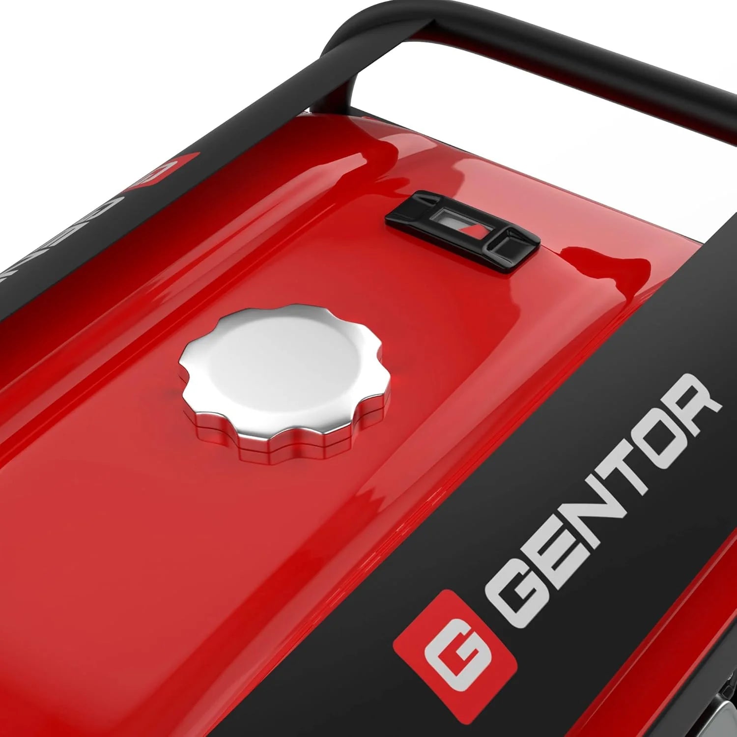 GENTOR generator prądu awaryjnego benzyna cichy 2200 Watt 6.5HP, generatory prądu 4-suwowy silnik benzynowy, 2x 230V, 1x 12V, pull-start, dla kempingu, na zewnątrz, warsztat, dom