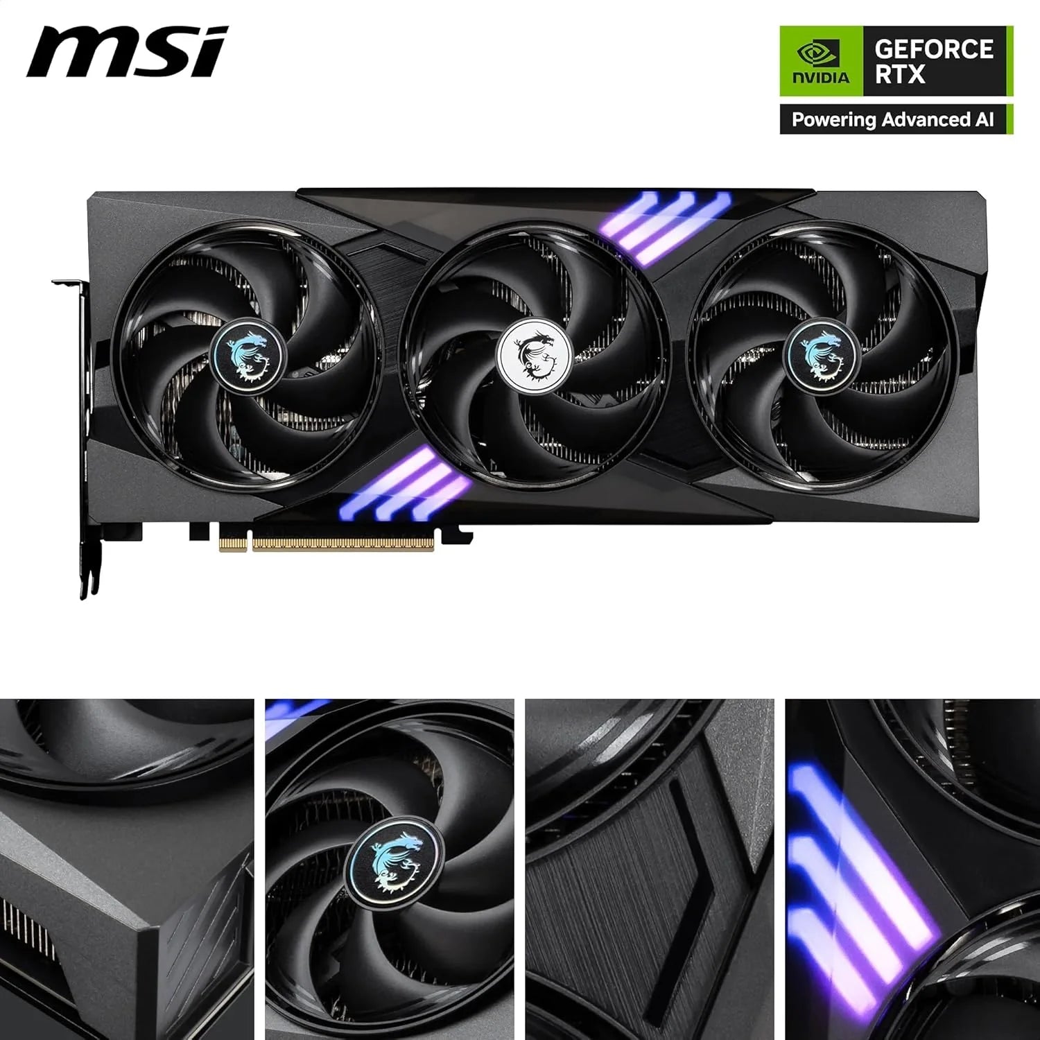 MSI Karta graficzna NVIDIA GeForce RTX 5070 12G Gaming Trio OC 192 Bit GDDR7, częstotliwość Boost do 2625 MHz, PCIe Gen 5, DLSS 4, DP 2.1 x 3, HDMI 2.1 x 1