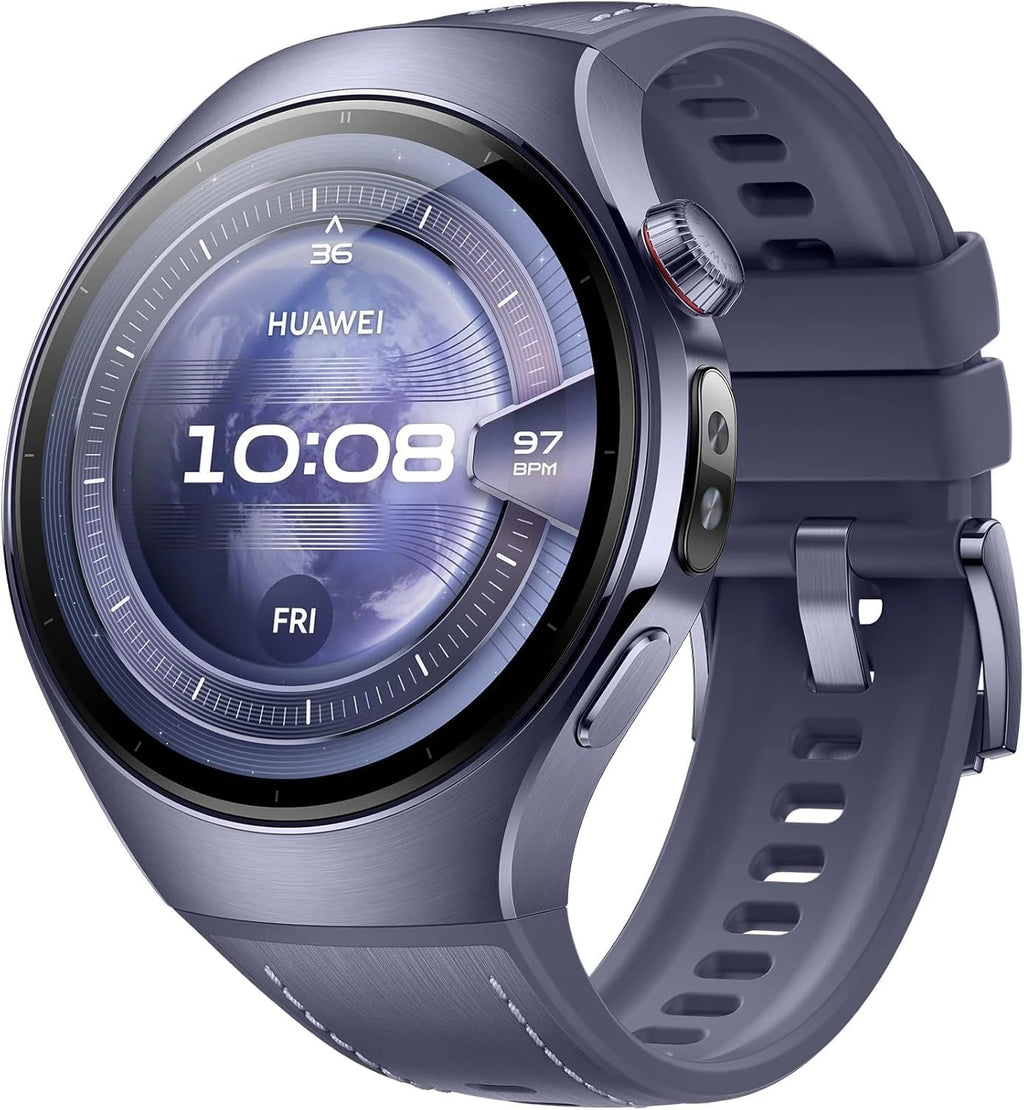 HUAWEI Watch 5 Smartwatch męski i damski, Health Glance, wodoszczelność do 5 ATM, GPS, SpO2 na czubku palców, kompatybilny z systemem Android™ i iOS, szkło szafirowe, 42 mm, beżowy