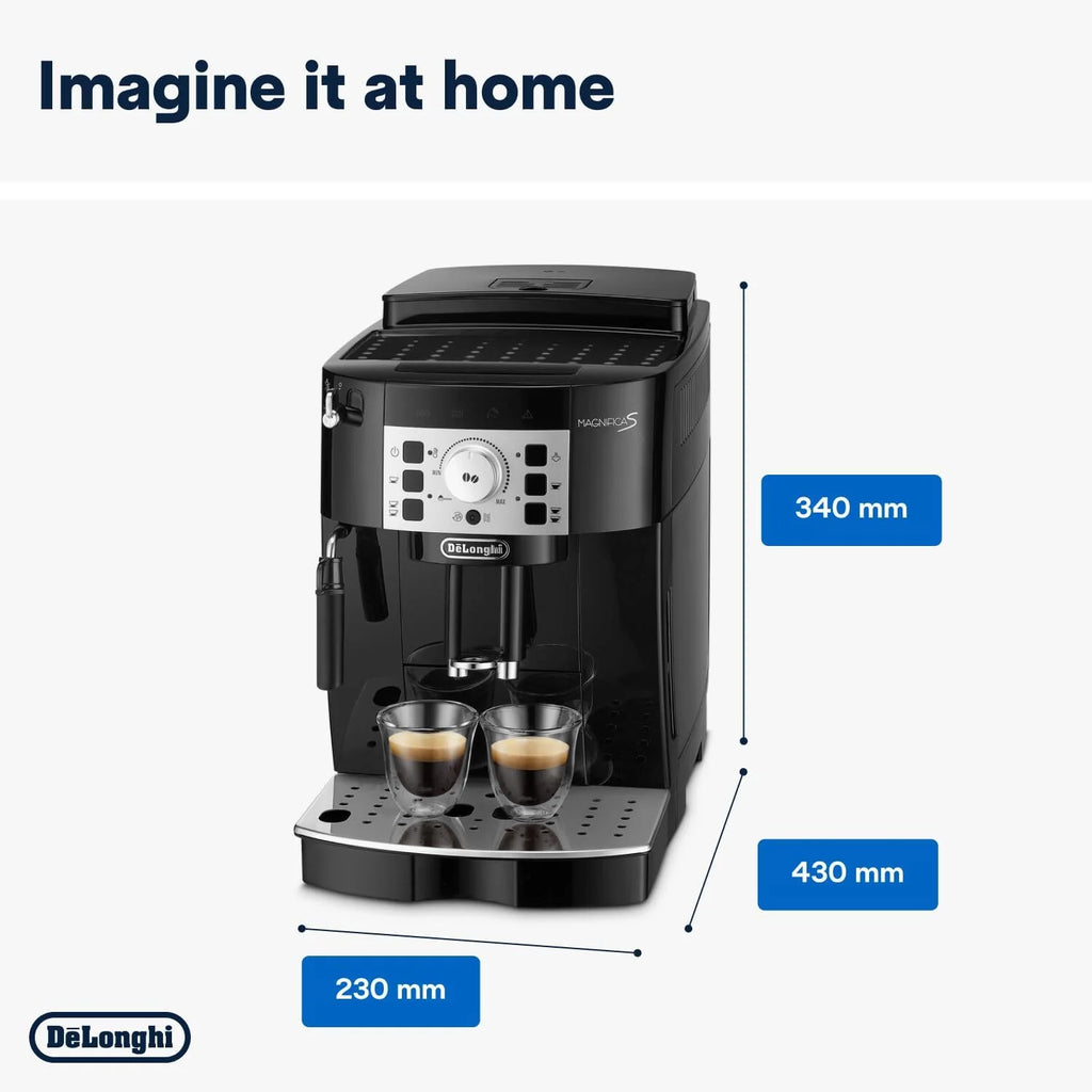 De'Longhi Magnifica S Ekspres do Kawy, Czarny, 1450W 240V