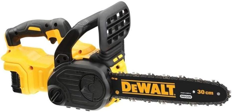 DEWALT DCM565P1 Bezprzewodowa pilarka łańcuchowa XR bezszczotkowa, 18 V, żółty/czarny, 30 cm