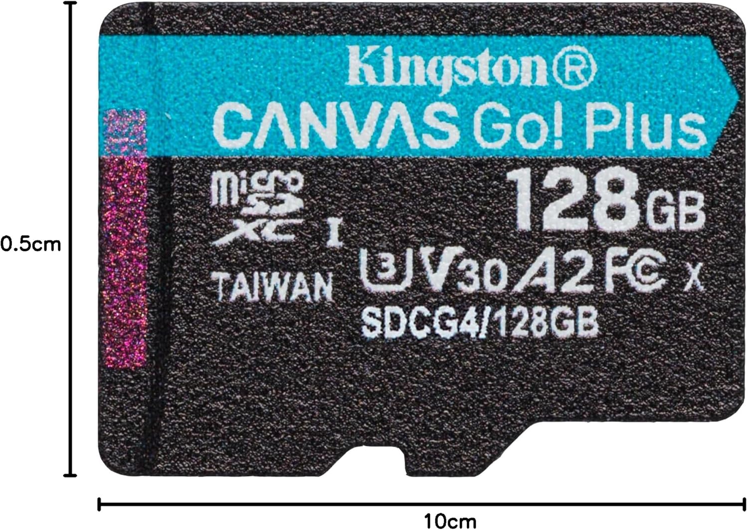 Kingston Canvas Go Plus karta pamięci microSDXC Gen4 200 MB/s A2 U3 V30 1 TB pojedyncze opakowanie bez karty ADP - SDCG4/1TBSP