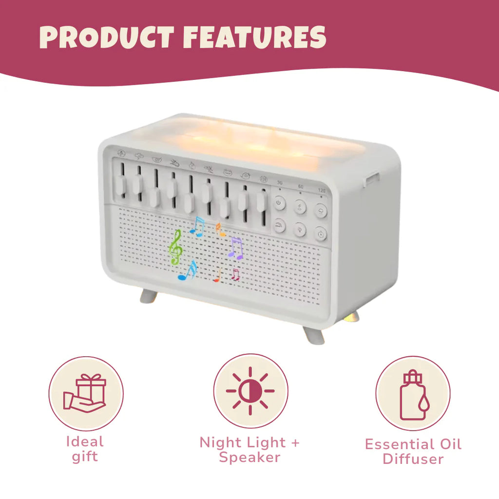 White Noise Machine, Night Light Humidifier and Essential Oil Diffuser
