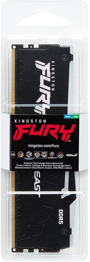 DDR5 64GB KIT 2x32GB PC 6000 Kingston FURY Beast RGB EX KF560C36BBEAK2-64