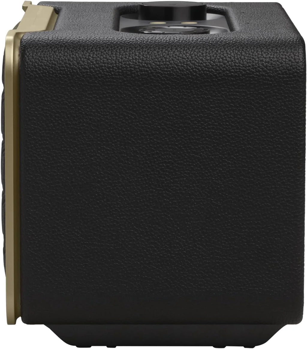JBL Authentics 300, Głośnik Bezprzewodowy, 8h Odtwarzania, z Wbudowanym Wi-Fi, Bluetooth, Dźwiękiem Stereo i Mocnym Basem, Kompatybilny z Alexa i Google Home, w Stylu Retro