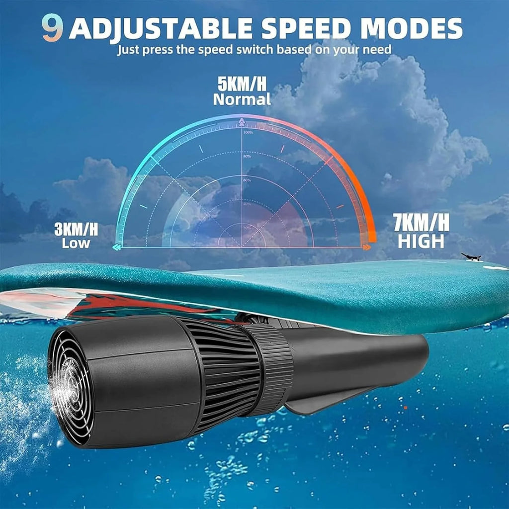 Elektryczny skuter wodny o mocy 700 W dla dorosłych i dzieci, skuter do nurkowania 50 minut, skuter dla dziewcząt, śmigło podwodne, basen, nurkowanie i snorkeling