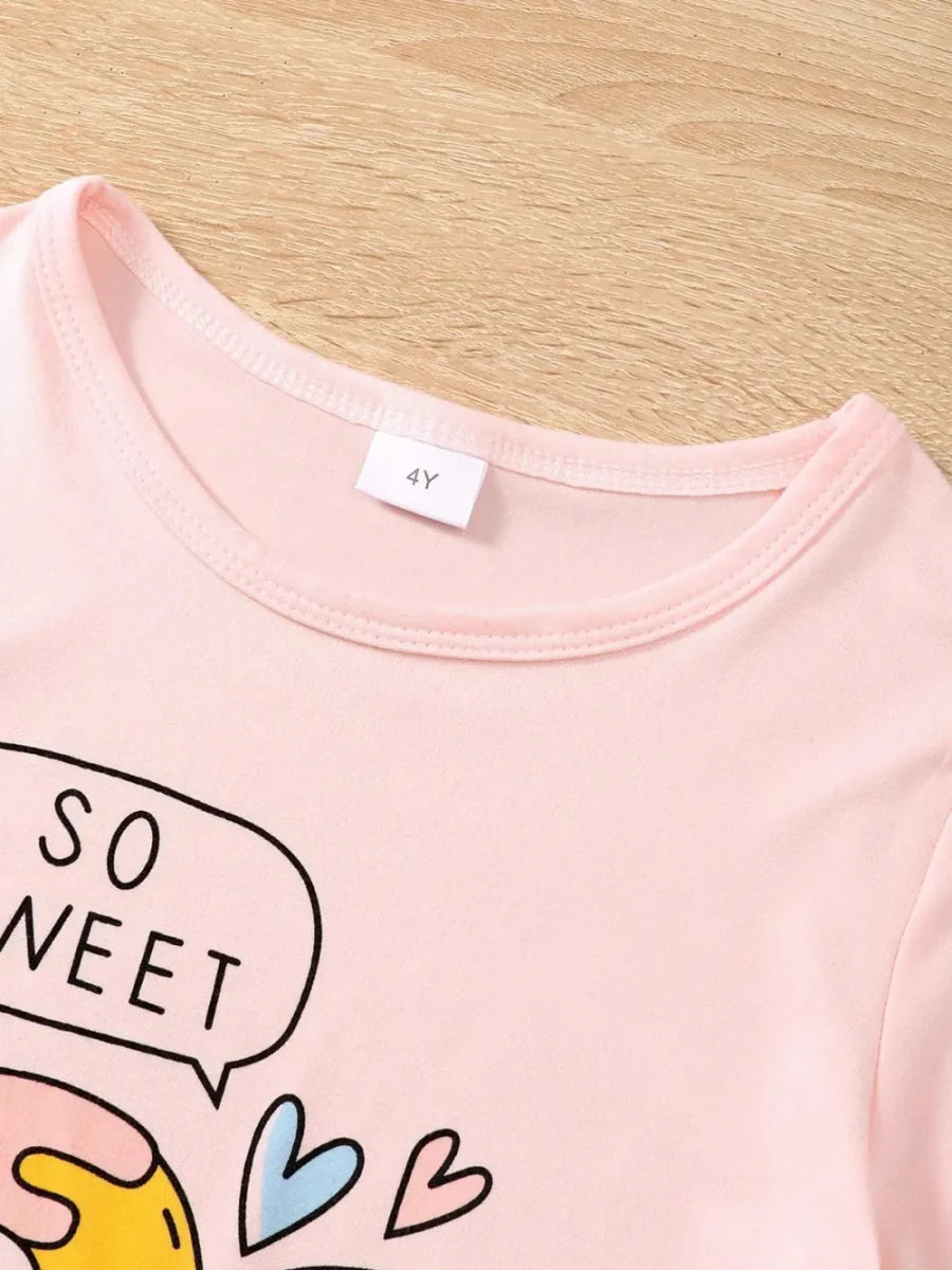 Two-Piece Kids Outfit Set for Casual Everyday Wear