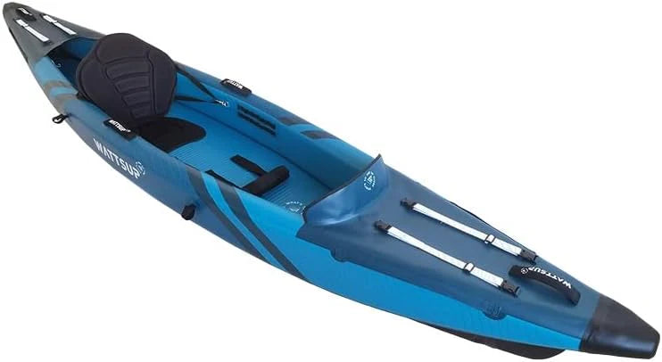 Wattsup - Torpedo - jednoosobowy nadmuchiwany kajak - 365 x 72 cm (12' x 28) - Dropstitch - maks. 180 kg - kompletny zestaw - wszystkie poziomy umiejętności