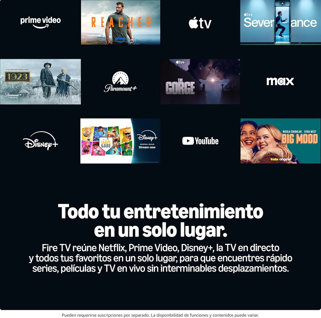 TELEFUNKEN 50FTV825, 50 cali 4K UHD, Smart TV Fire OS, HDR10, MEMC, kompatybilny z Alexa, Dolby Atmos, Apple AirPlay, Bluetooth