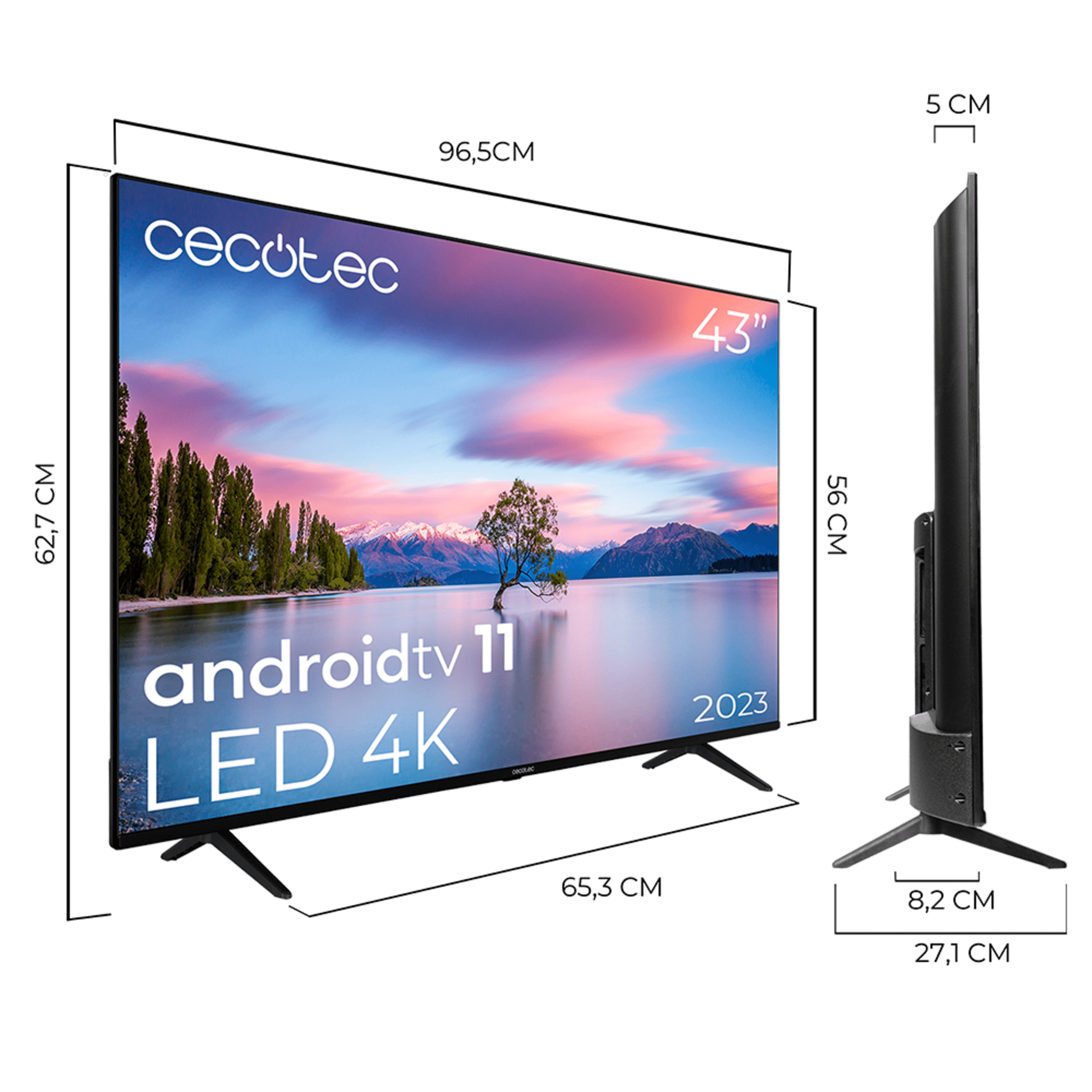 TV Cecotec seria A1 ALU10043S