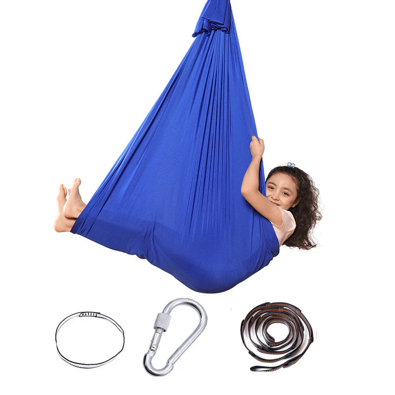 Flexible Fabric Hammock Swing for Kids and Adults – Indoor Outdoor Use