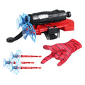 Spider Web Launcher Glove with Suction Darts and Pull Rope Mechanism