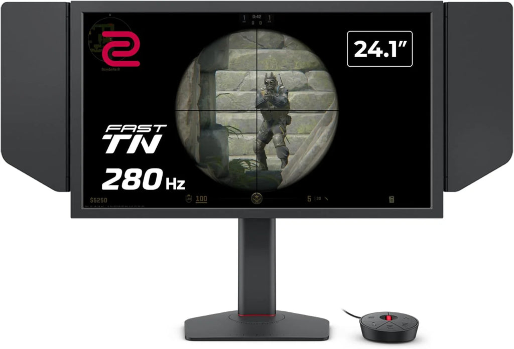 BenQ ZOWIE XL2540X+ eSports Monitor gamingowy, 61.0 cm, 280 Hz, Fast TN, DyAc 2, 1080p, HDMI 2.0 X3, DisplayPort