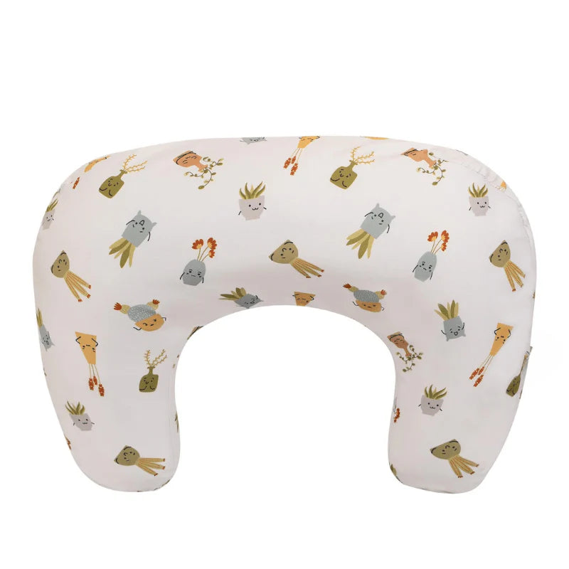 Nursing Pillow with Higher Cushion, Flexible Fill, and Washable Cover