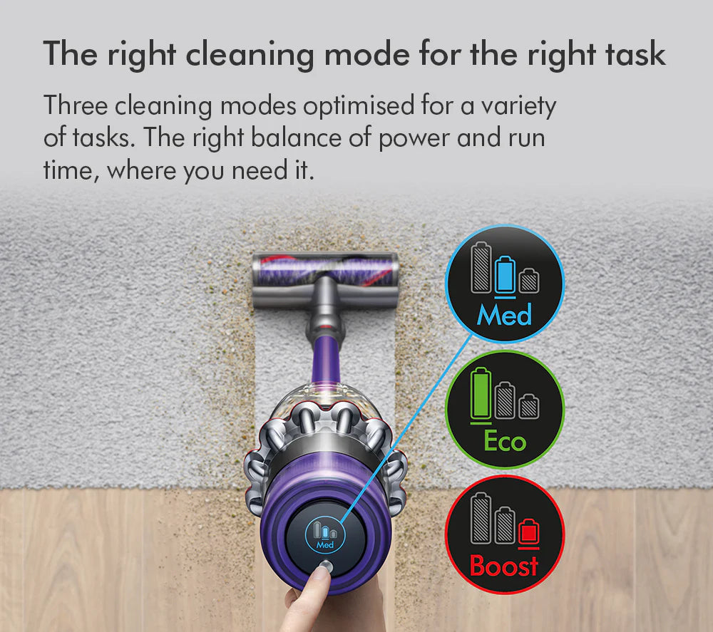 Odkurzacz pionowy bezprzewodowy Dyson V11 Extra z 2026 r. – do 60 minut pracy – wykończenie w kolorze niklu i czerwieni
