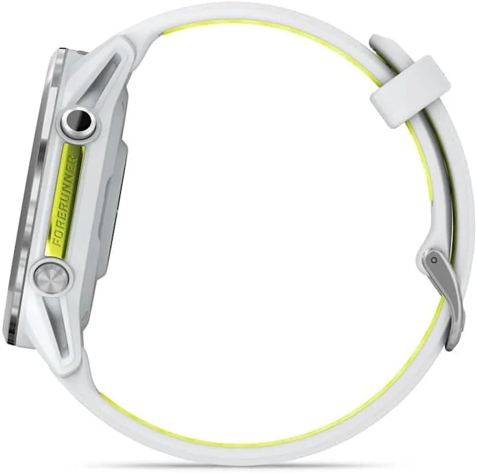 Garmin Forerunner 970 - obudowa Whitestone | Wysokiej klasy inteligentny zegarek do biegania z wyświetlaczem Amoled i wbudowaną latarką LED, do 15 dni pracy na baterii i uchwytem nawigacyjnym
