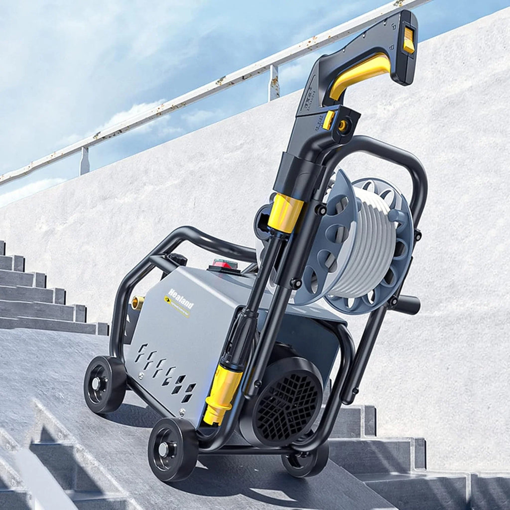 Myjka ciśnieniowa do użytku domowego, rolka typu 3000 W Push-Pull z pistoletem na wodę i generatorem piany pompy wysokociśnieniowe narzędzia do czyszczenia samochodu, A