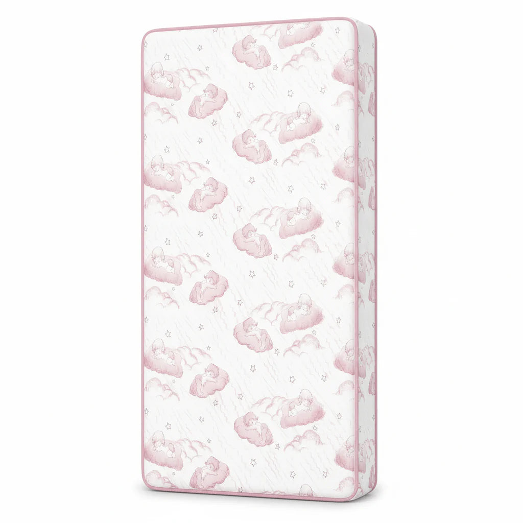 Crib Mattress with 5 Inch Fiber Core And Waterproof Vinyl Cover