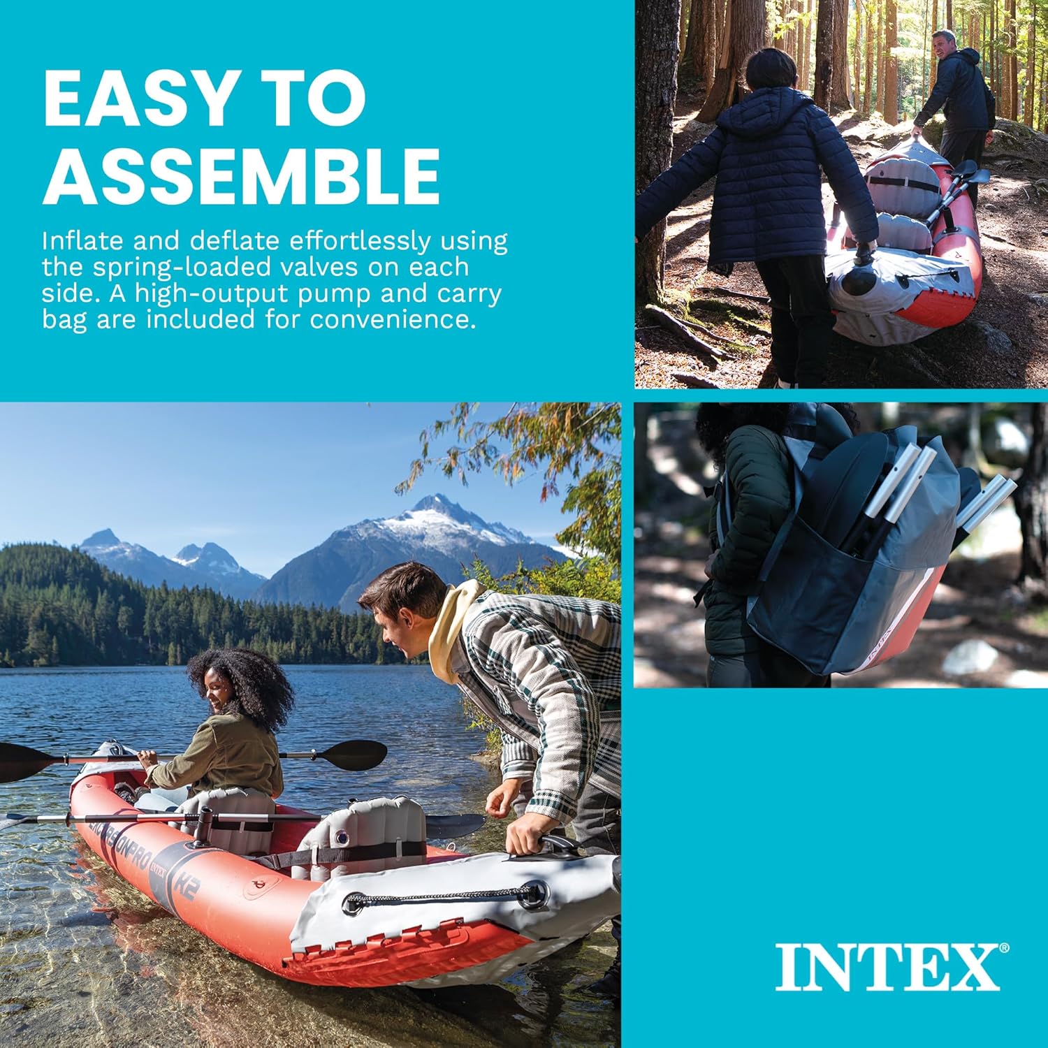 Seria kajaków Intex Excursion Pro