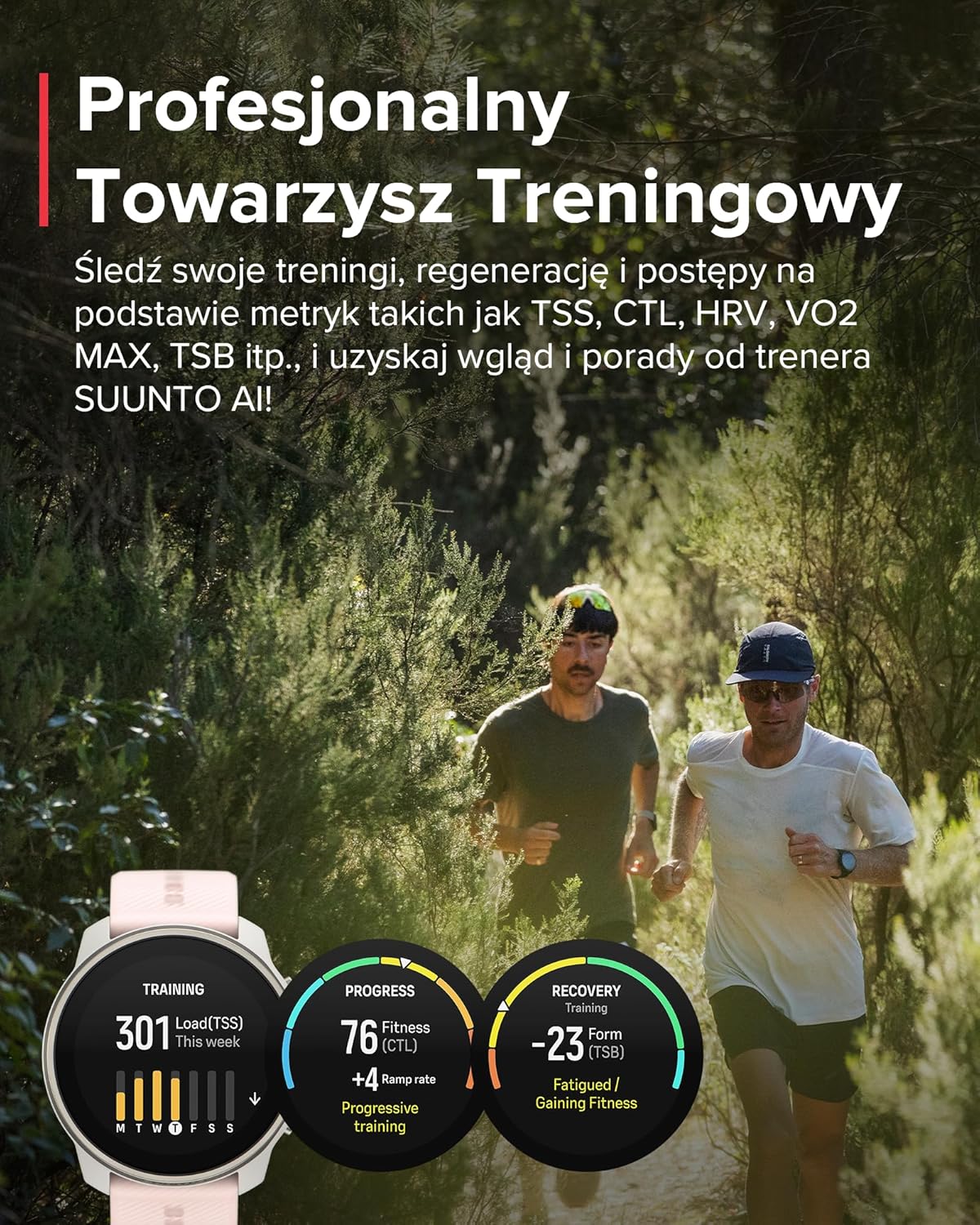 SUUNTO Race S Zegarek Biegowy z Ekranem Dotykowym Amoled, Dwuzakresowy Gps Zegarek Sportowy, Śledzenie Hrv i Snu, Plan Treningowy Oparty na Si, Bezpłatne Mapy Offline, Wodoodporność do 50M